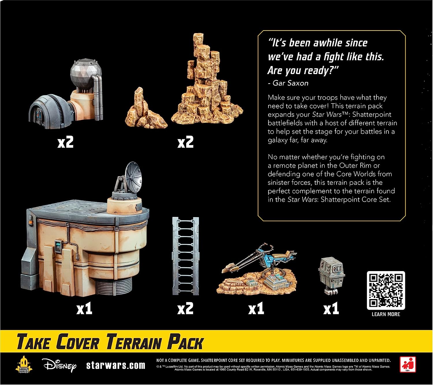 Atomic Mass Games Star Wars: Shatterpoint Ground Cover Terrain Pack