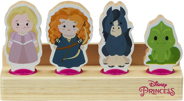 Set di 4 figure in legno della principessa - Gli stili variano