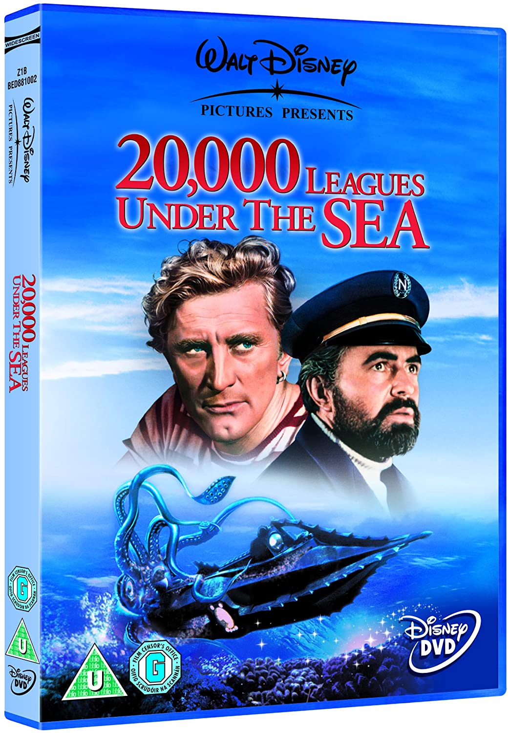 20.000 Meilen unter dem Meer (1954) – Abenteuer-Sci-Fi-Klassiker [DVD]