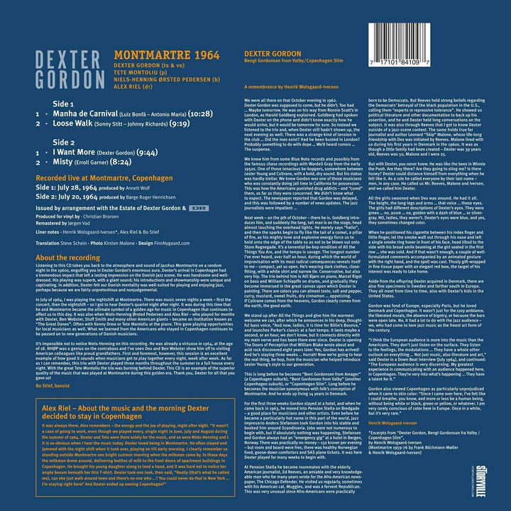 Dexter Gordon - Montmartre 1964 [VInyl]