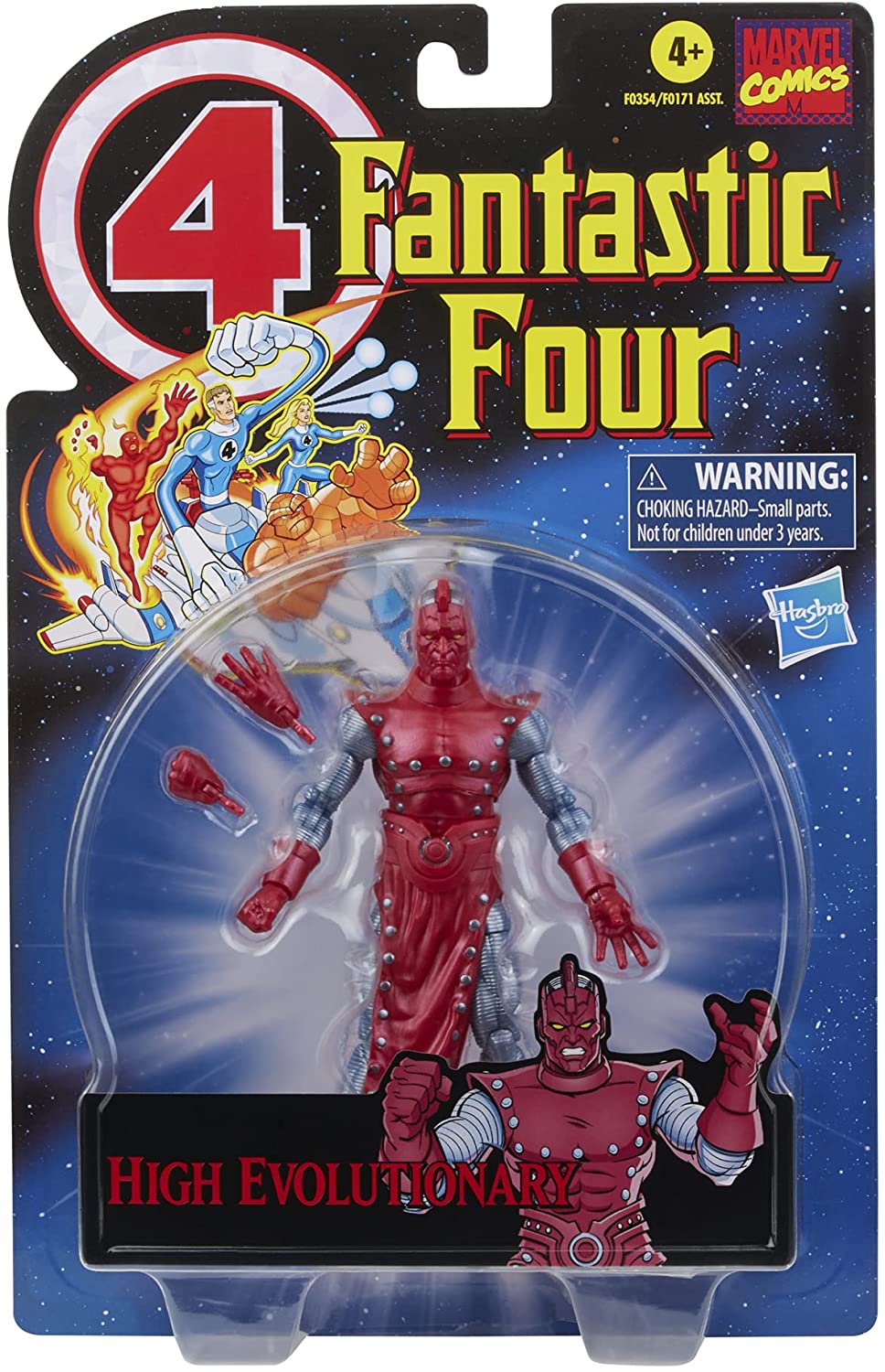 Hasbro Marvel Legends Series Retro Fantastic Four High Evolutionary 6-Inch Action Figure - Ages 4+ 3