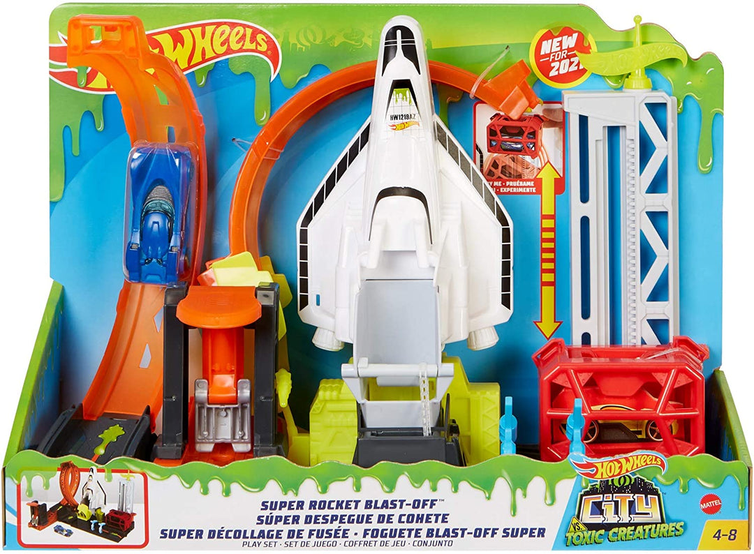 Hot Wheels Super Rocket Blast-Off-speelset