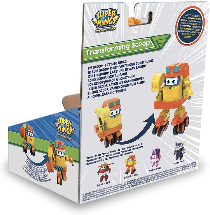 Super Wings Scoop 5&quot; Transformerend karakter