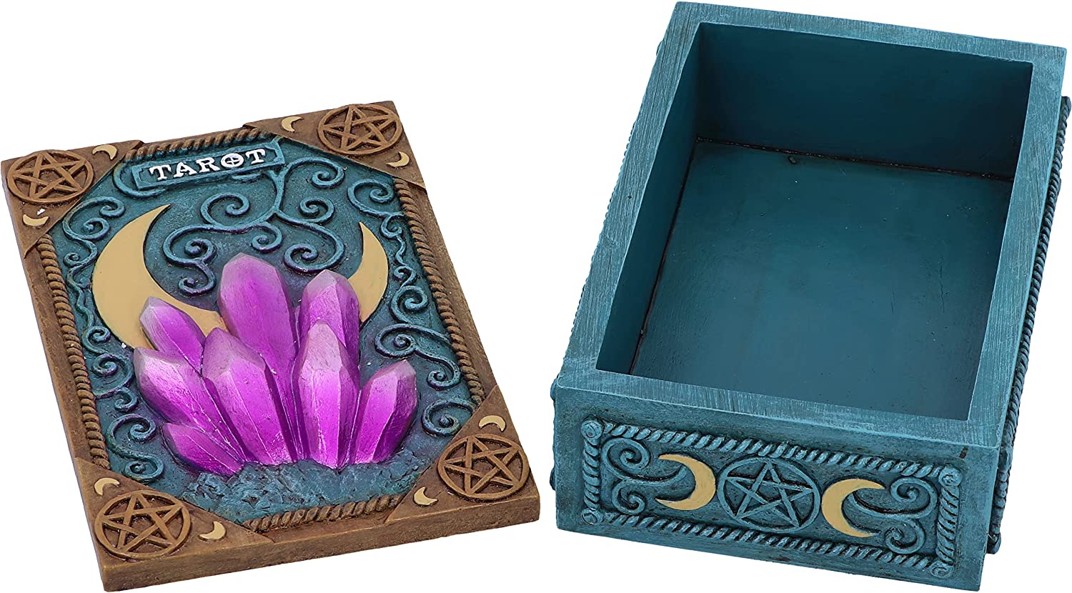Nemesis Now - Crystalline Tarot Box Blue 14.4cm 5