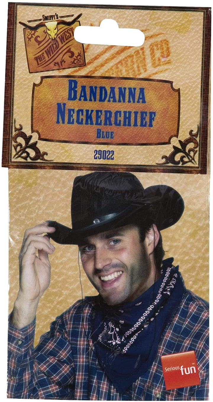 Smiffy's Western Bandana Neckerchief - Blu