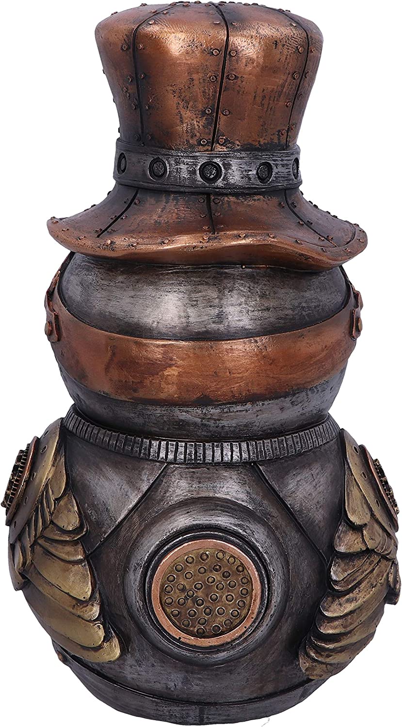 Nemesis Now Hootle Steampunk Owl Figurine with Top Hat (D5413T1)