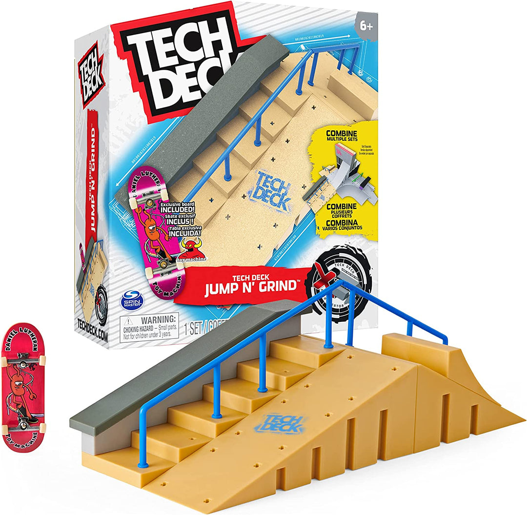 Tech Deck 6063221 TED ACS XCnctPrkCrt GML, Jump N’ Grind X-Connect Park Creator,