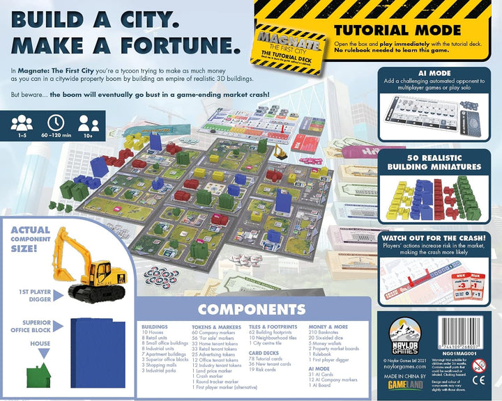 Magnate: The First City - Strategic Property Development Game for Ages 14+ (NAY-MAG001)