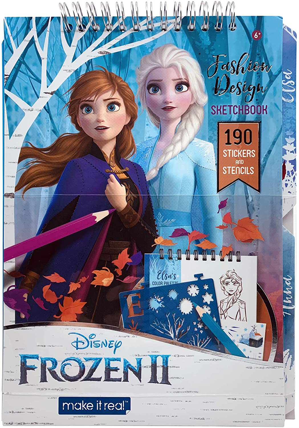 Disney Frozen 2 Fashion Design Sketchbook