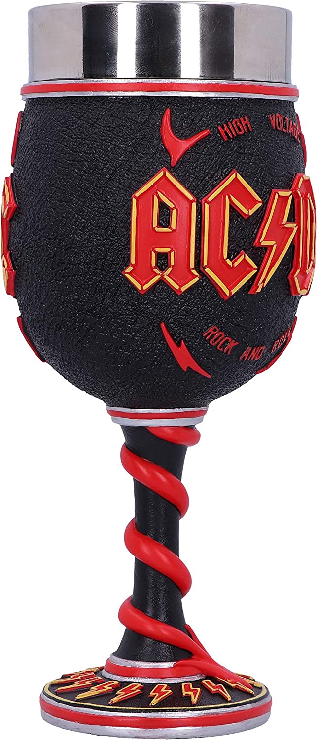 Nemesis Now - AC/DC High Voltage Rock and Roll Lighting Horns Goblet 6