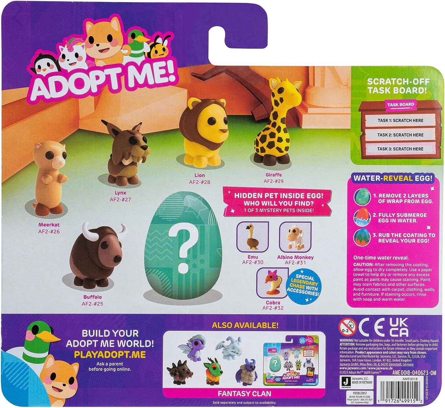 Adoptiere mich! Animal Life Multipack – Verstecktes geheimnisvolles Haustier mit virtuellem Code, 6 Sammelfiguren für Kinder ab 6 Jahren