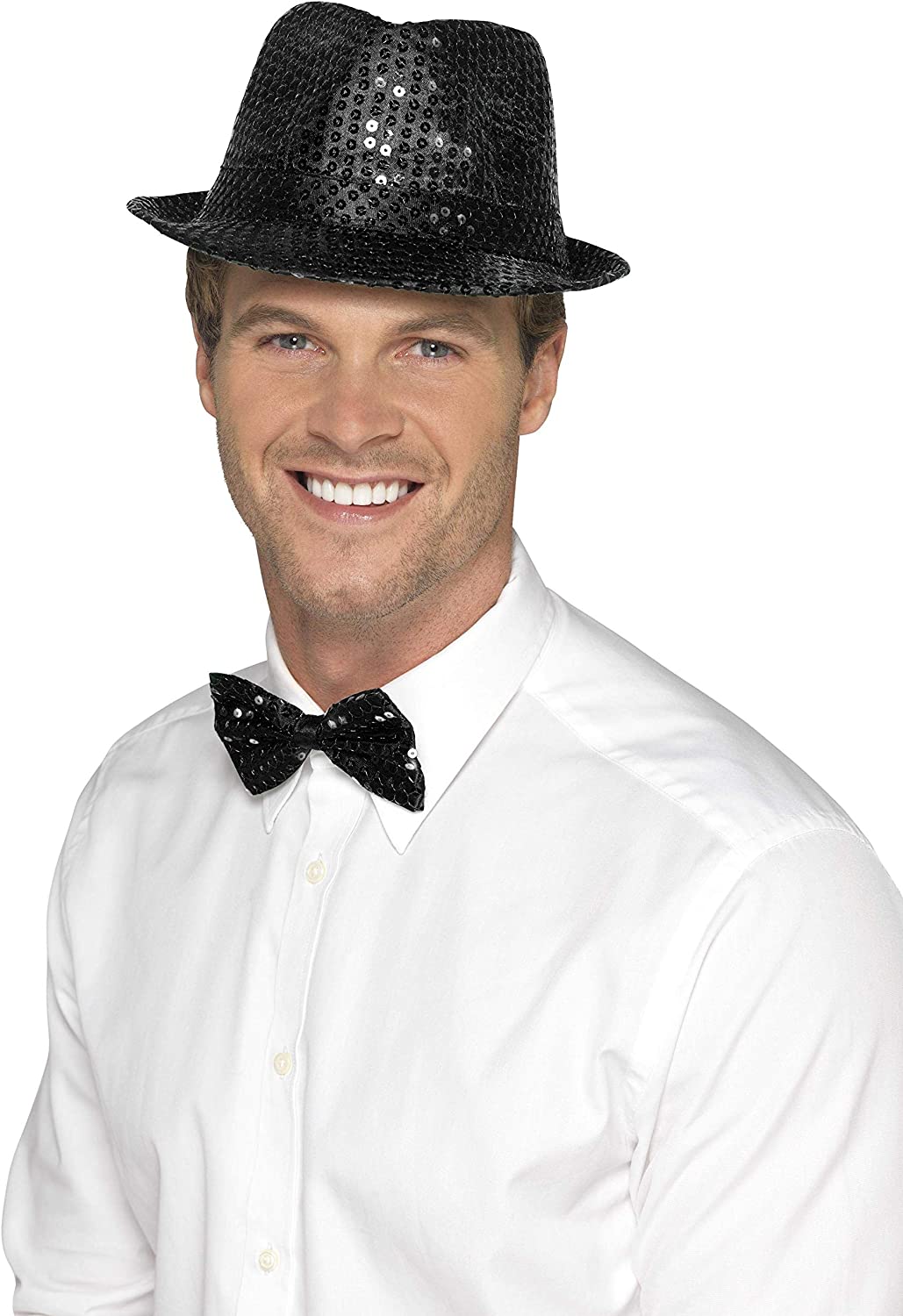 Smiffys Unisex Sequin Trilby Hat (44711)