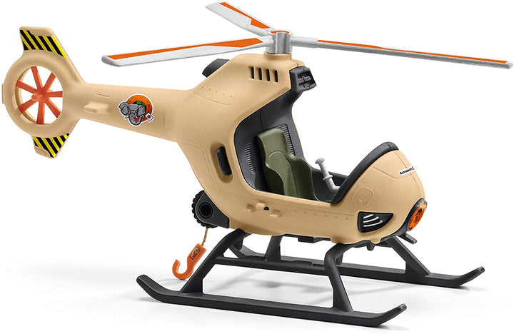 Schleich 42476 Elicottero da salvataggio per animali Wild Life