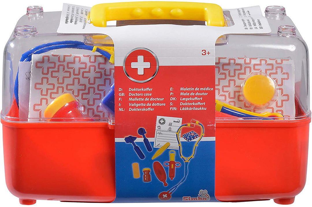 Simba 105544054 Doctor Set en una maleta