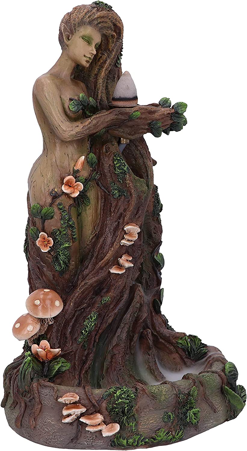Nemesis Now – Lady Earth Tree Spirit Rückfluss-Räuchergefäß (13 cm) 7