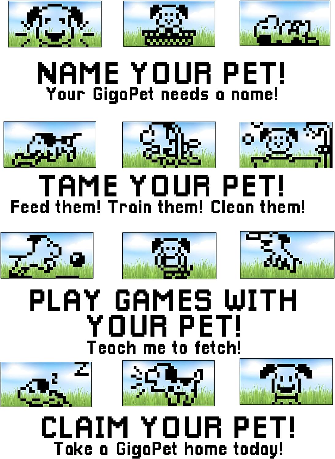 Giga Pets Puppy Dog Virtuelles Haustierspielzeug – Verbesserte Sammleredition mit glänzender, durchscheinender Schale 4