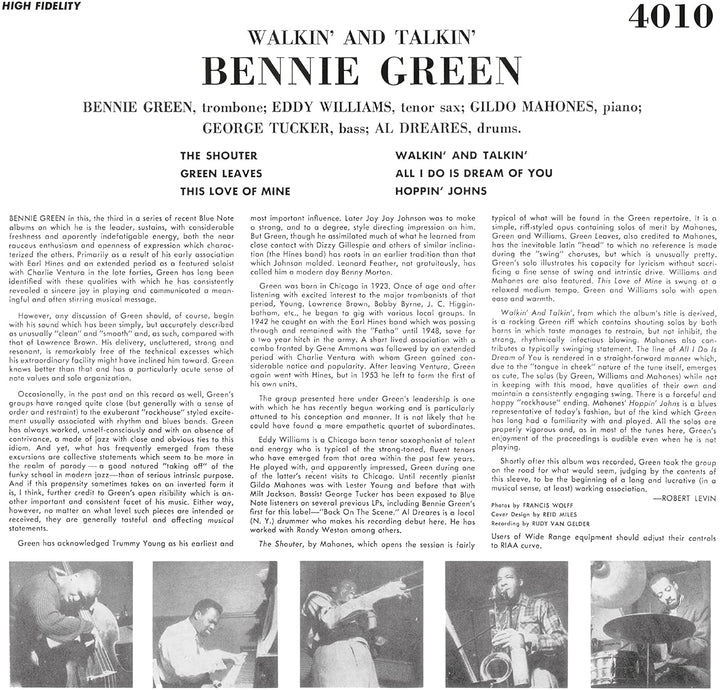Benny Green - Walkin' And Talkin' [VINYL]