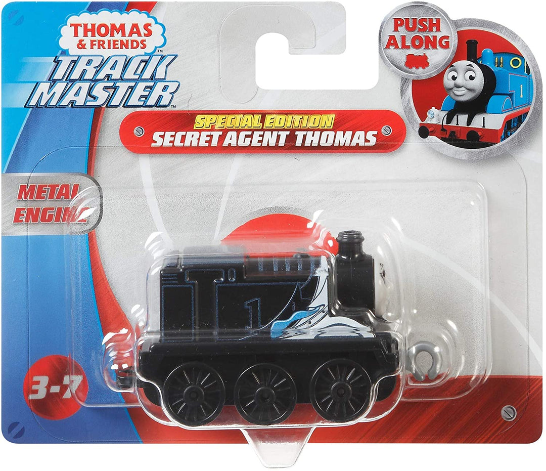 Thomas and Friends GFF08 Track Master Push Along metal Special Edition Secret Agent Thomas Train Engine