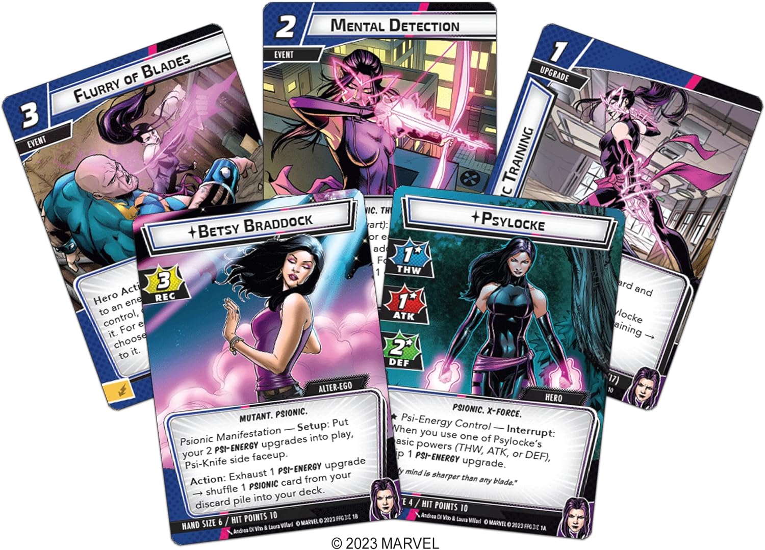 Fantasy Flight Games Marvel Champions: Psylocke Hero Pack