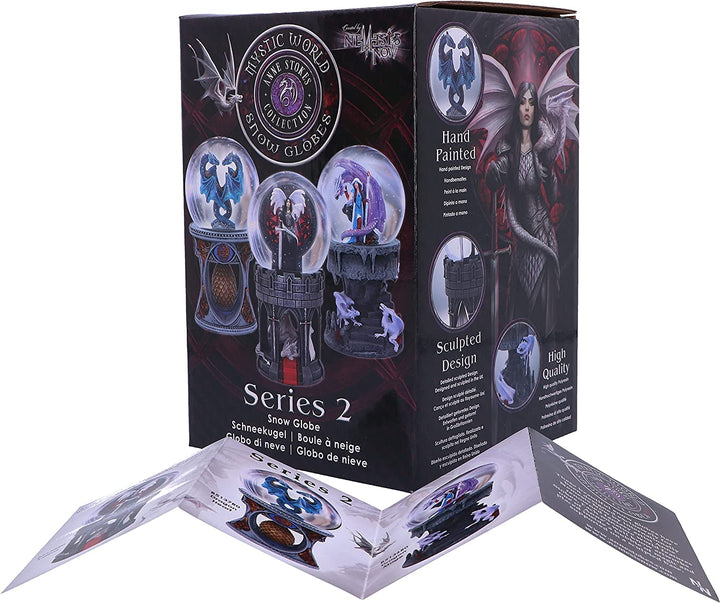 Nemesis Now Anne Stokes Dragon Mage Fantasy Snowglobe Shaker (B5136R0)