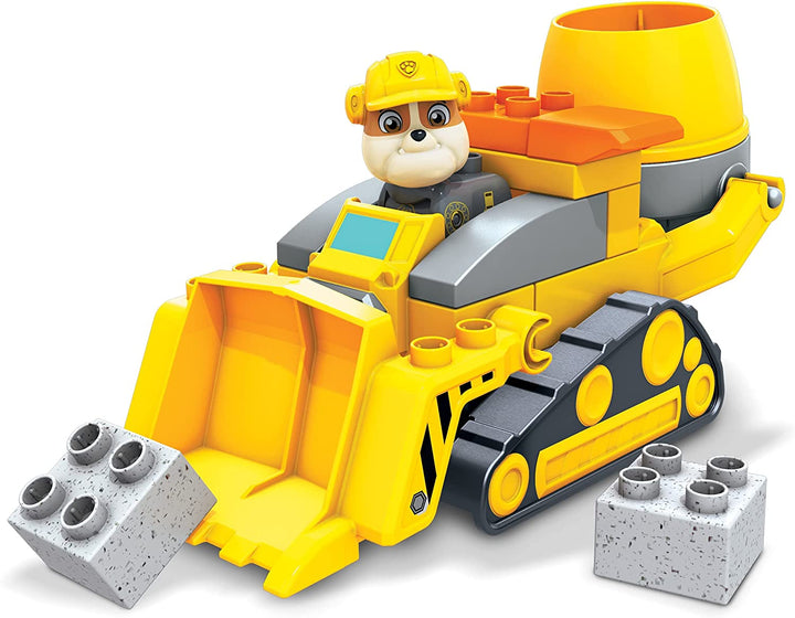 Mega Bloks Paw Patrol The Movie: Rubble&#39;s City bouwtruckset