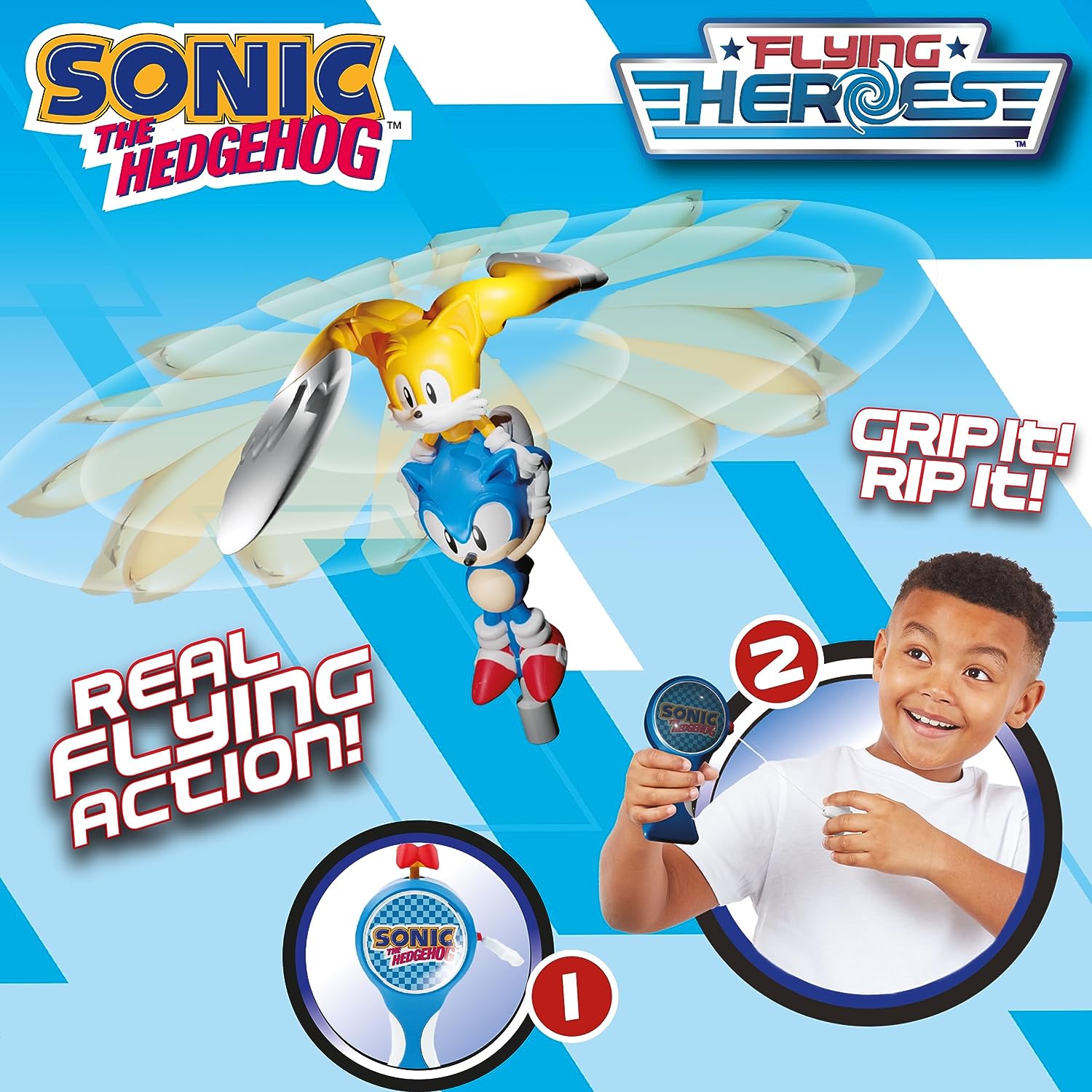 Flying Heroes Sonic und Tails – Actionfiguren-Spielset für Kinder ab 4 Jahren 3