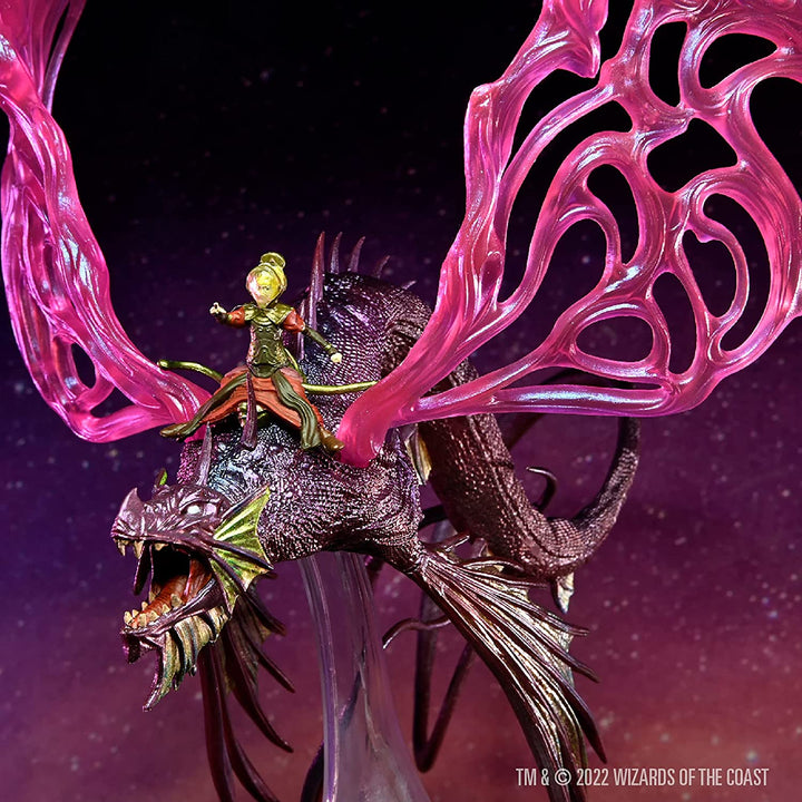 D&D Icons of the Realms: Spelljammer – Adult Solar Dragon & Prince Xeleth - Gargantuan Collectible Figure (Ages 14+)