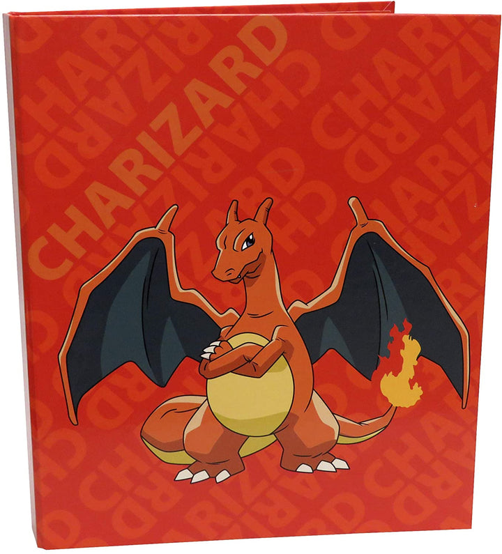 Pokemon A4 Ring Binder with 4 Ring (Orange Charizard)