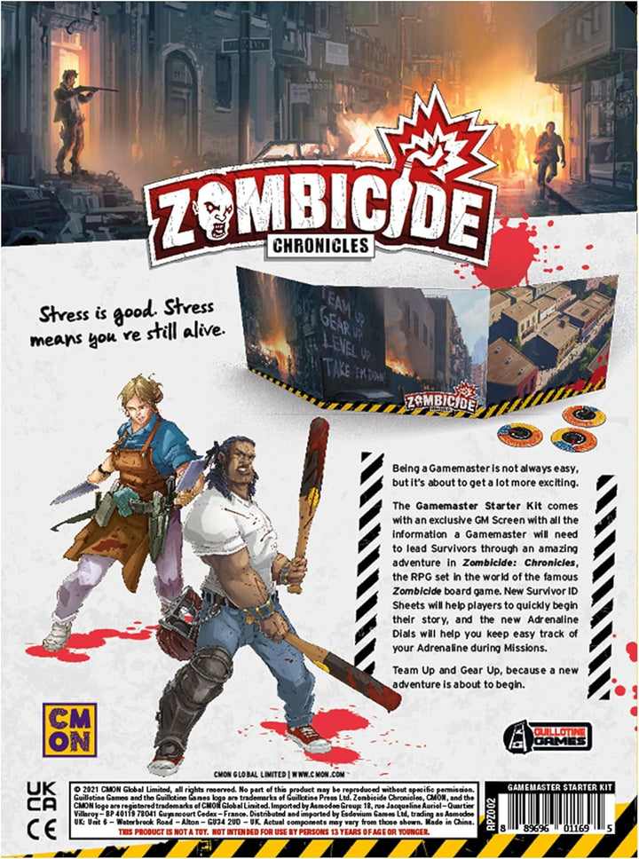 Zombicide Chronicles The Roleplaying Game GameMaster Starter Kit | Strategy Game