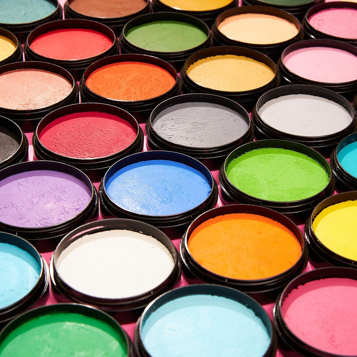 Pro Face & Body Paint Cake Pots by Moon Creations - Light Brown - Professional Water Based Face Paint Makeup for Adults, Kids - 36g