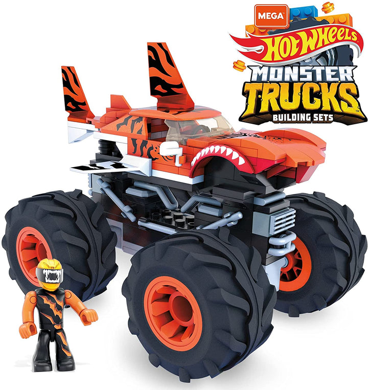 Mega Construx Hot Wheels Tiger Shark Monstertruck