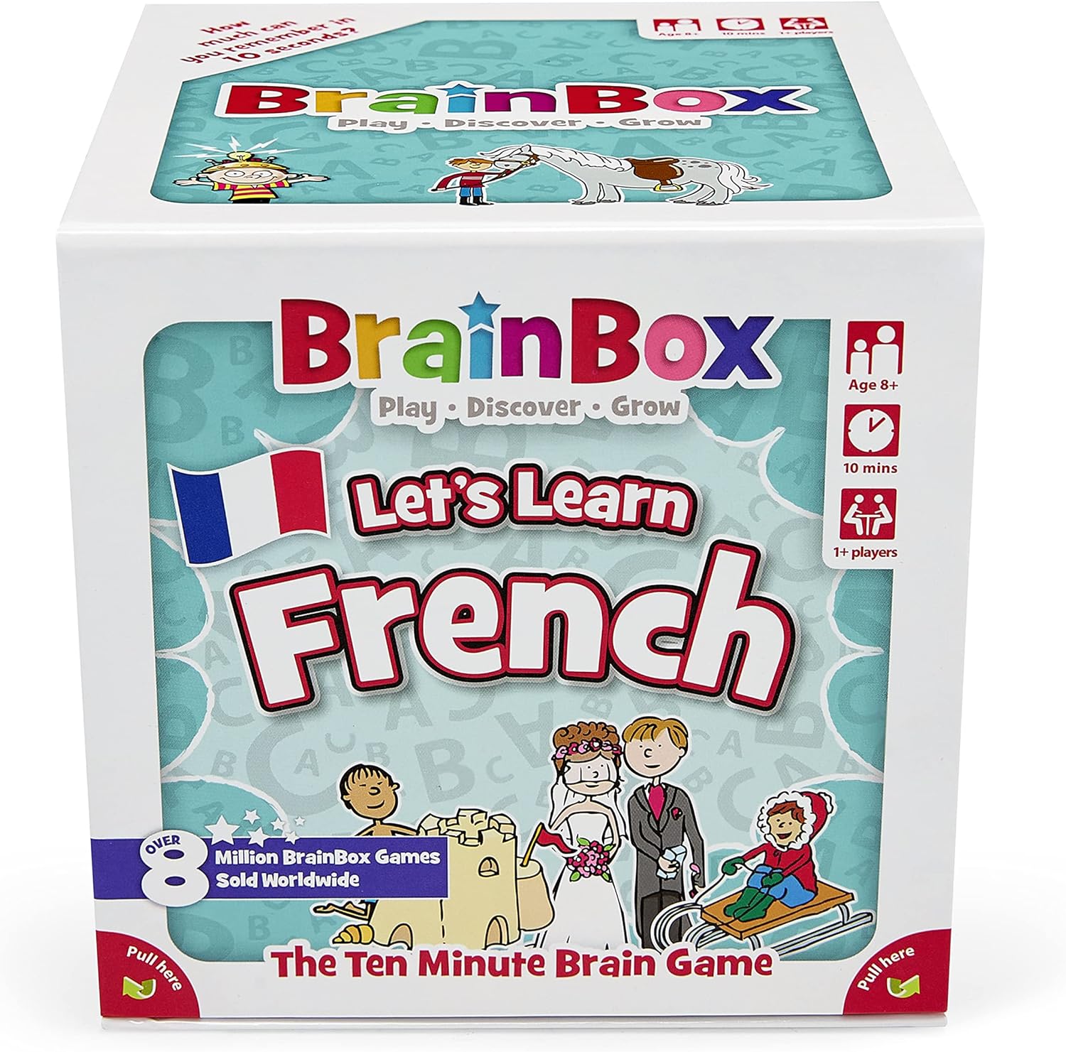 BrainBox Let's Learn French (2022) Card Game 6