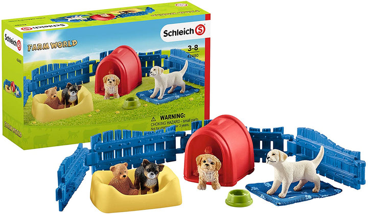 Schleich 42480 Farm World Puppypen