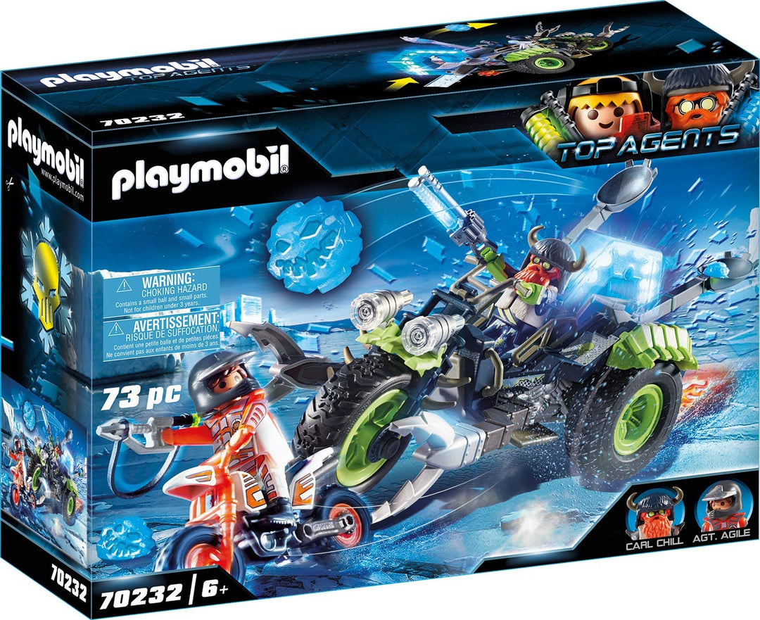 Playmobil 70232 Top Agents V Arctic Rebels Ice Trike, voor kinderen vanaf 6 jaar