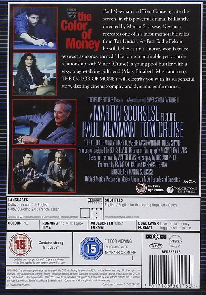 De kleur van geld [DVD] [1987]
