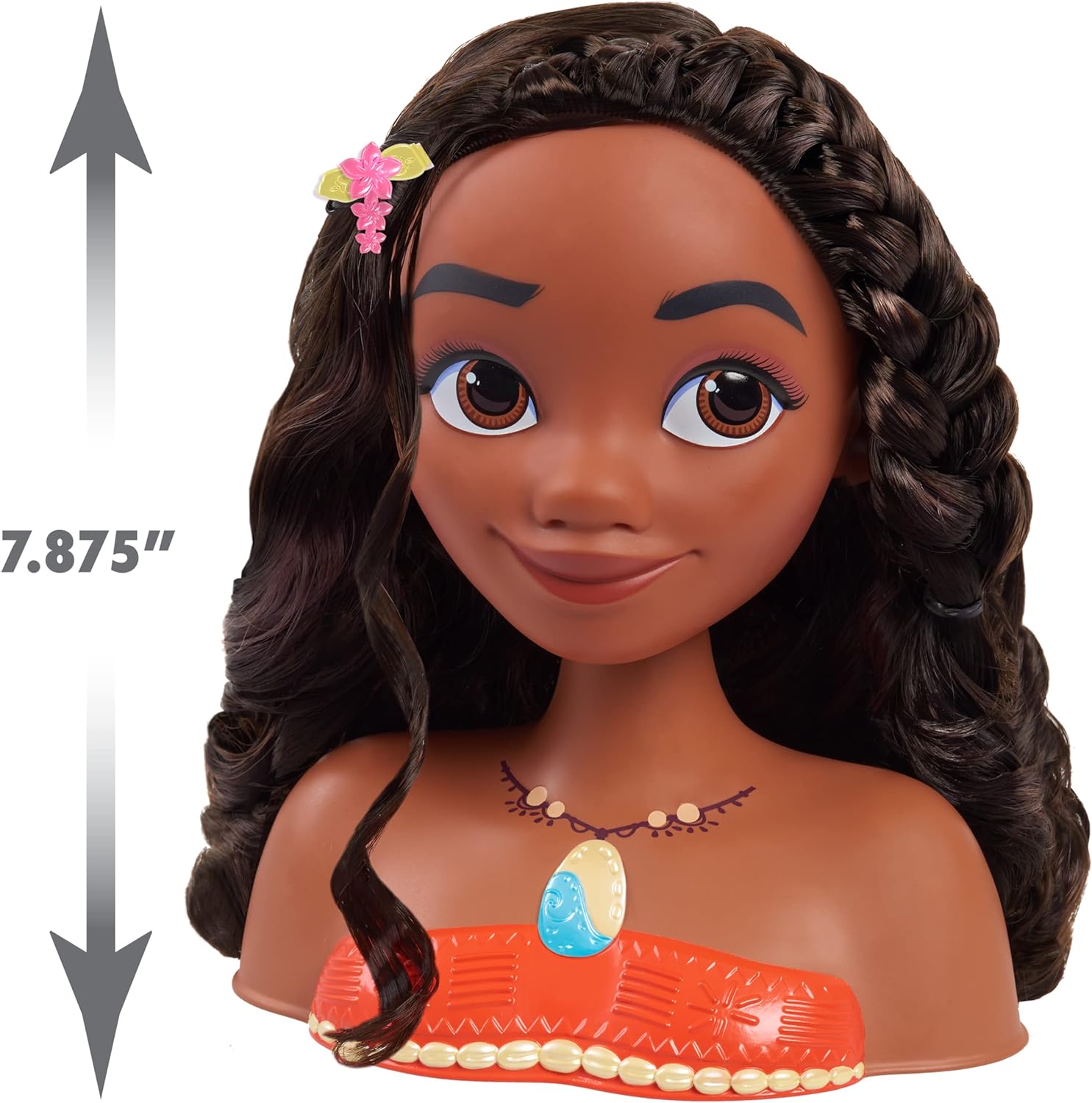 Disney Princess Moana Styling Head with Flower Crown & Accessories 4