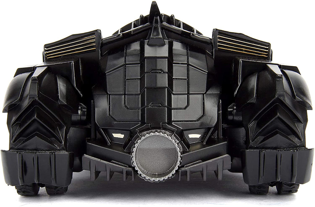 Jada Toys 253215004 Arkham Knight Batmobile 1:24 Scale Die-cast, Opening Doors, Includes Batman Figure, Black, One Size