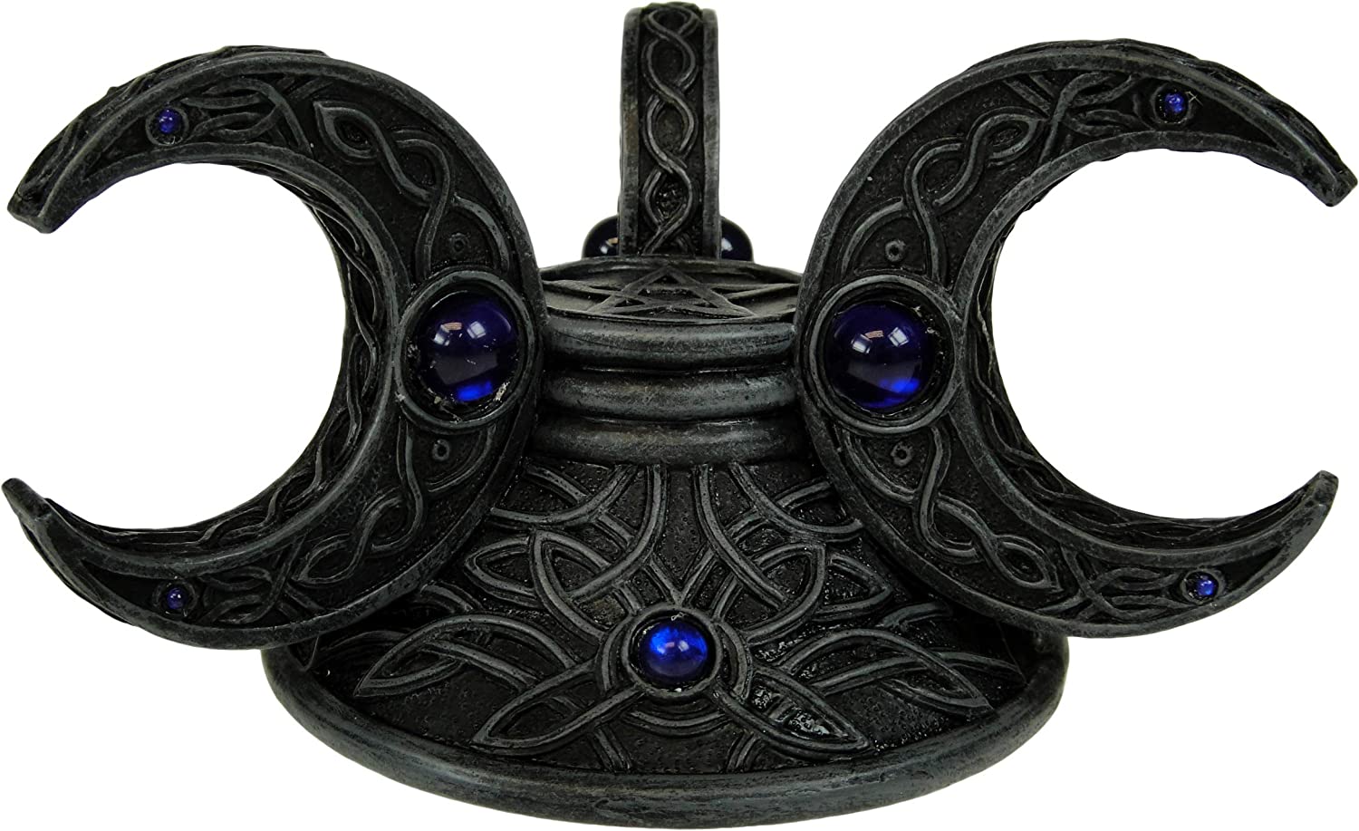 Nemesis Now Triple Moon Goddess Hand-Painted Resin Crystal Ball Holder