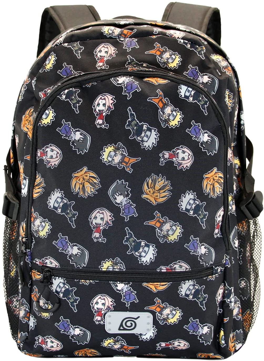 Naruto Wind-Fan HS Fight Backpack, Black