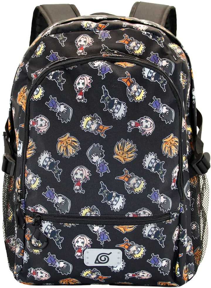 Naruto Wind-Fan HS Fight Backpack, Black