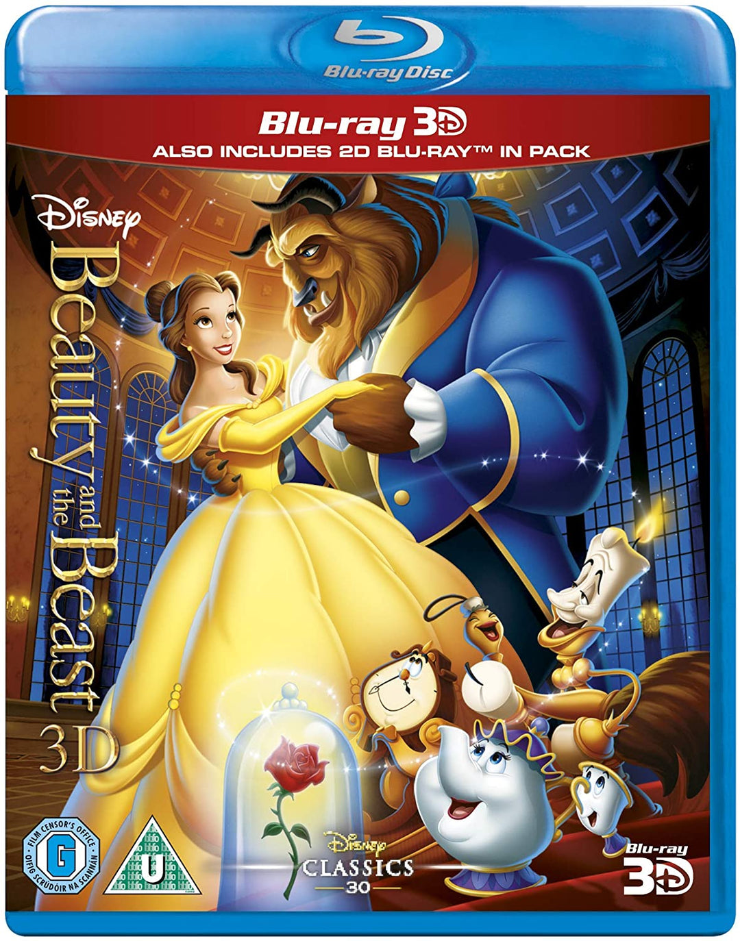 La bella y la bestia [Blu-ray 3D + Blu-ray] [Región libre]