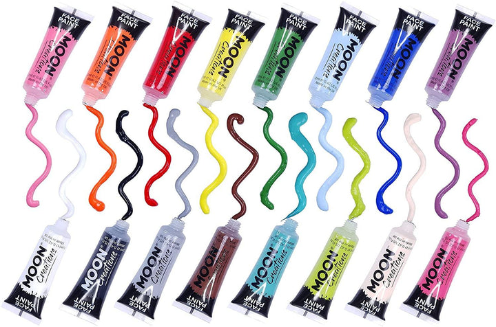 Face & Body Paint by Moon Creations Pink Water Based Face Paint Makeup - Yachew