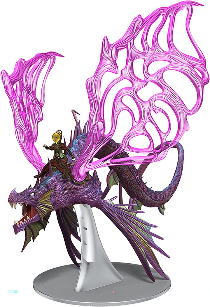 D&D Icons of the Realms: Spelljammer – Adult Solar Dragon & Prince Xeleth - Gargantuan Collectible Figure (Ages 14+)