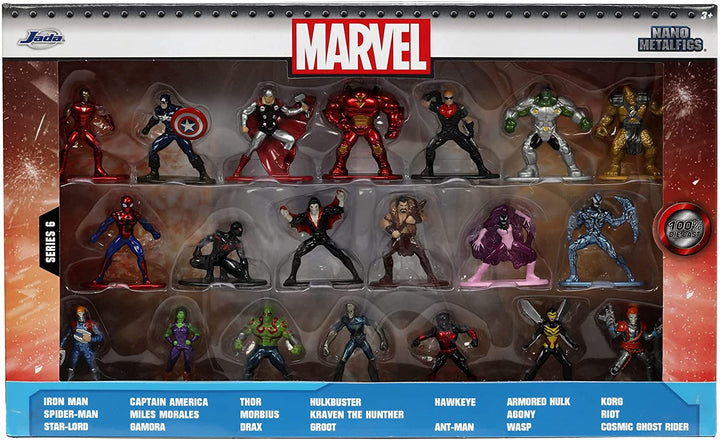 Jada 253225018 Marvel 20 DIE-CAST Figure Pack Wave 6, Multi