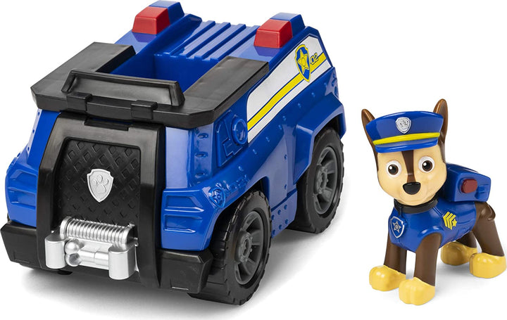 PAW Patrol 6054118 Chase&#39;s Patrol Cruiser-voertuig met verzamelfiguur