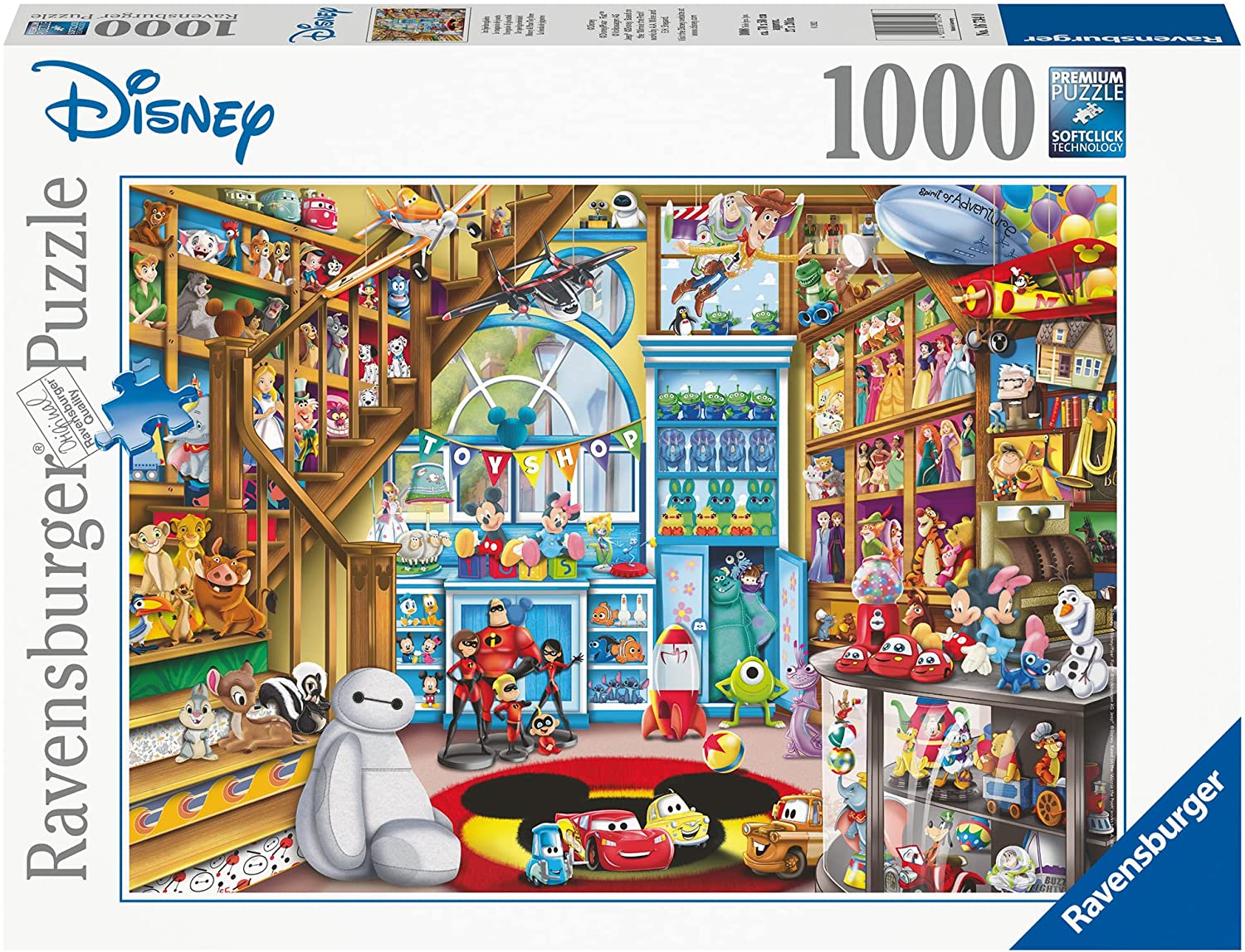 Ravensburger Disney Pixar Toy Store 1000pc Puzzle - Family Jigsaw for Ages 12+