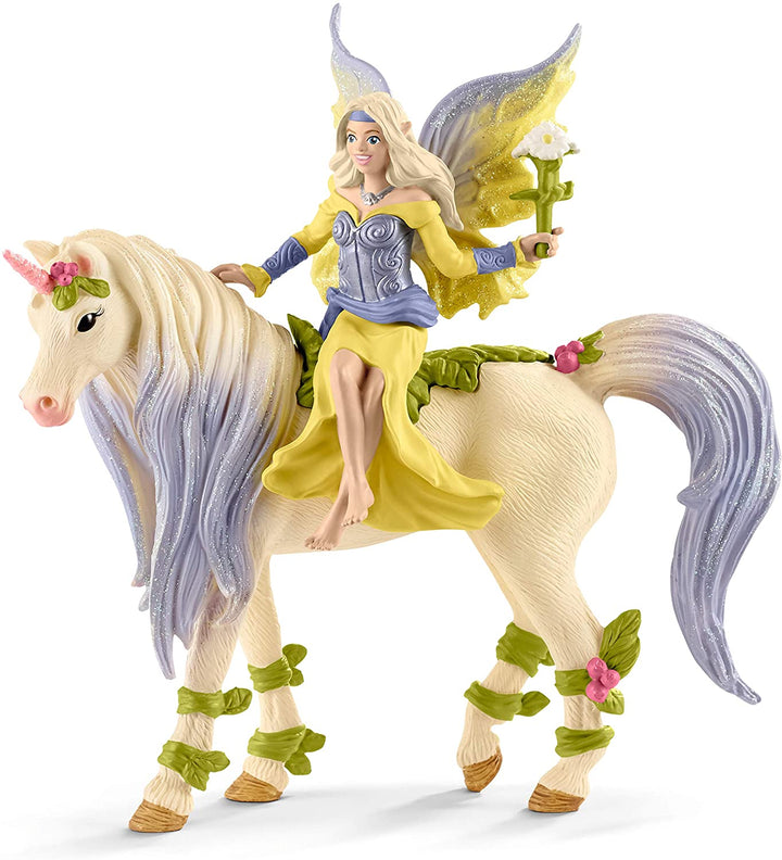 Schleich Bayala 70565 Fata Sera con Unicorno in fiore