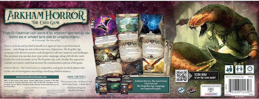 Fantasy Flight Games | Arkham Horror The Card Game: Upgrade Expansion - 3. Return to the Forgotten Age