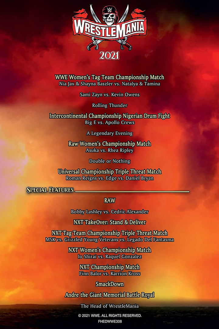 WWE: WrestleMania 37 - [DVD]