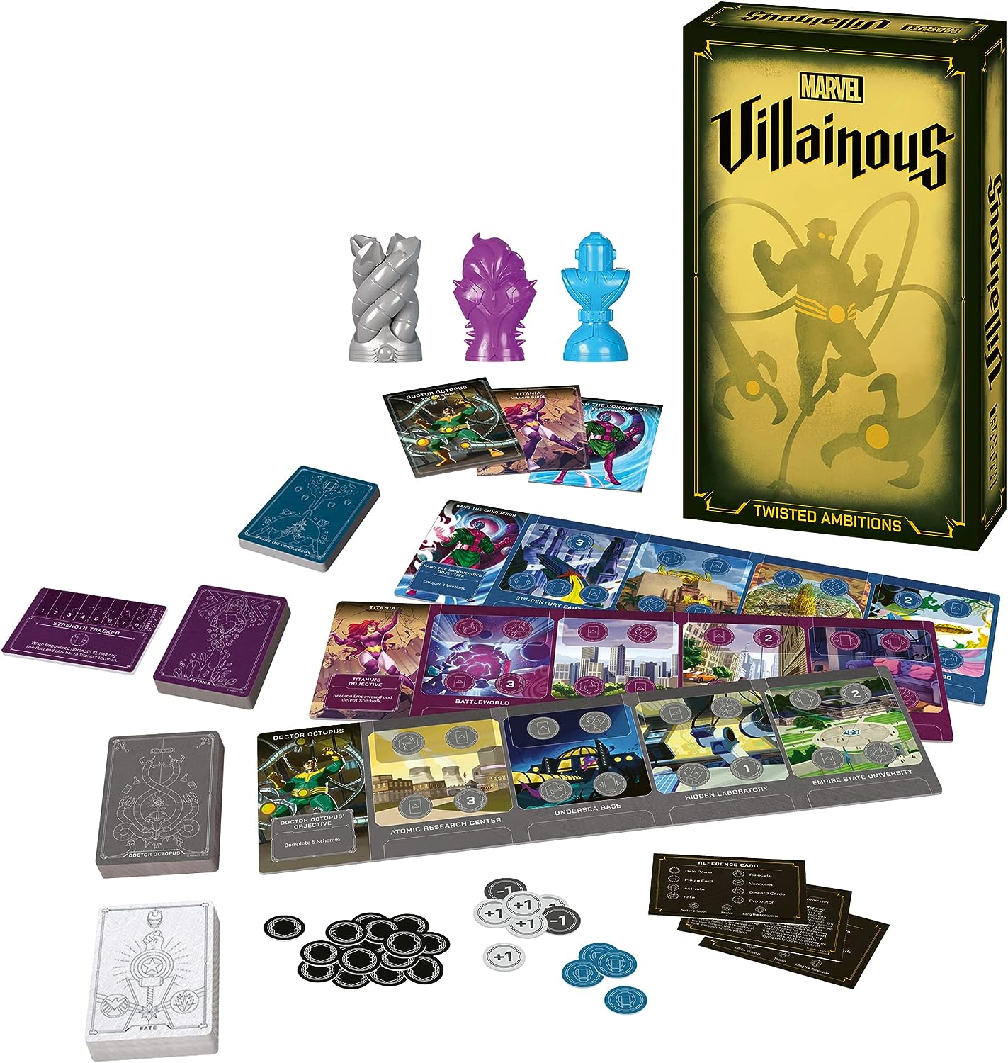 Ravensburger Marvel Villainous Twisted Ambitions Strategy Board Game